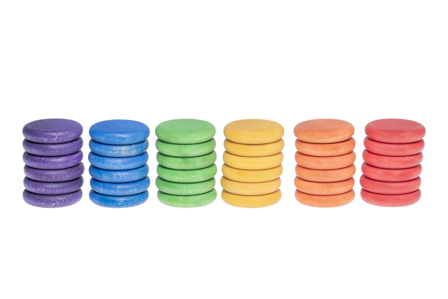 Primer plano de Grapat 36 Monedas en colores vibrantes